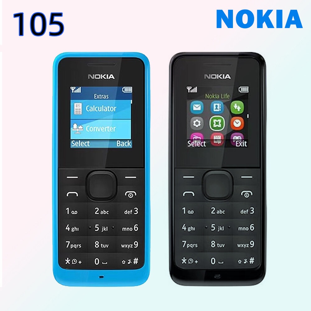 ภาพหน้าปกสินค้าNOKIA 105D มือถือปุ่มกดของแท้ 100%โทรศัพท์ปุ่มราคาถูกNokia105D มีภาษาไทย ปุ่มนี้เหมาะสำหรับนักเรียนและผู้สูงอายุ
