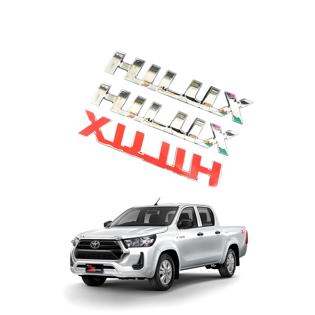 logo-hilux-ชุปโครเมี่ยม-โลโก้-ไฮลัค-hilux-chrome-2-ชิ้น-ติด-revo-โลโก้ชุปอย่างดี-เกรดห้าง-รับประกัน-6-เดือน