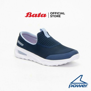 *Best Seller* Bata Power Womens Sport Walking Shoes รองเท้าผ้าใบสนีคเคอร์สำหรับเดินของผู้หญิง สีน้ำเงินเข้ม 5189849