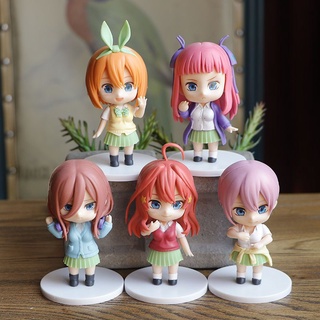 🔥พร้อมส่ง🔥โมเดล เจ้าสาวผมเป็นแฝดห้า The Quintessential Quintuplets ขนาด 9 ซม. เกรดพรีเมี่ยม งานสวยมาก น่ารัก น่าสะสมครับ