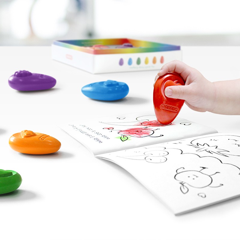 ommo-สีเทียนปลอดสารพิษ-baby-crayons-color-set-ของเล่นสำหรับเด็ก-ใช้วาดรูปสร้างจินตนาการ-สามารถเล่นได้ตั้งแต่-1-ขวบขึ้นไป
