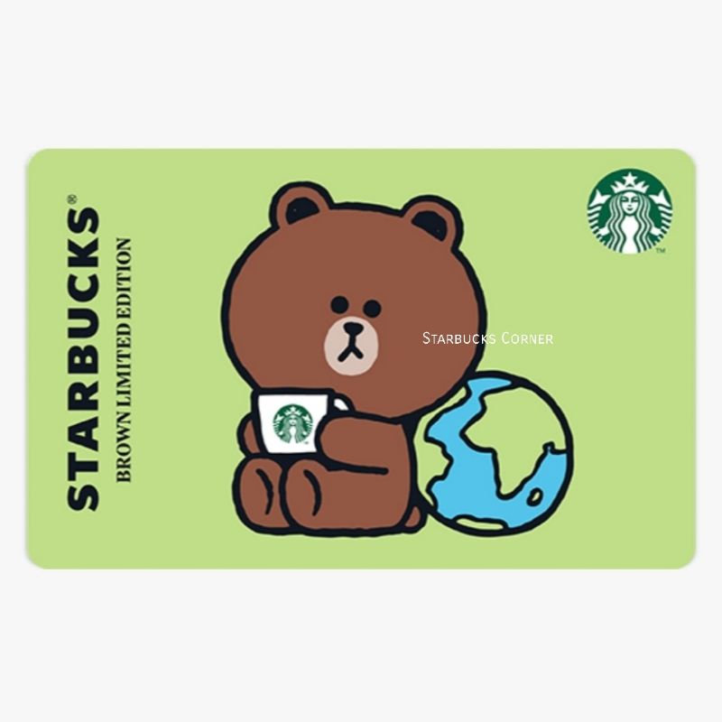ภาพหน้าปกสินค้าบัตร Starbucks ลาย BROWN EARTH DAY (LIMITED EDITION) / บัตร Starbucks (บัตรของขวัญ / บัตรใช้แทนเงินสด)
