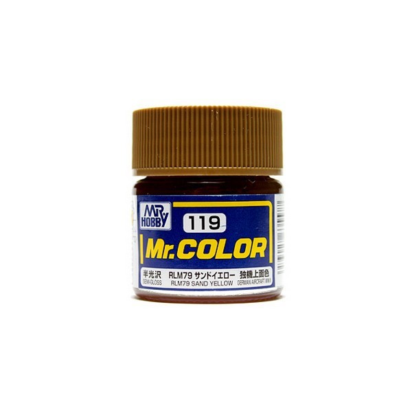 Mr.Hobby Mr.Color C119 RLM79 Sand Yellow Semi-Gloss (10ml ...