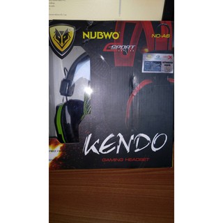 พร้อมส่ง มือสอง สภาพใหม่ NUBWO รุ่น NO-A6 หูฟังเกมมิ่ง มีไมค์   Gaming Headphone Esport Edition KENDO หูฟัง คอมพิวเตอร์