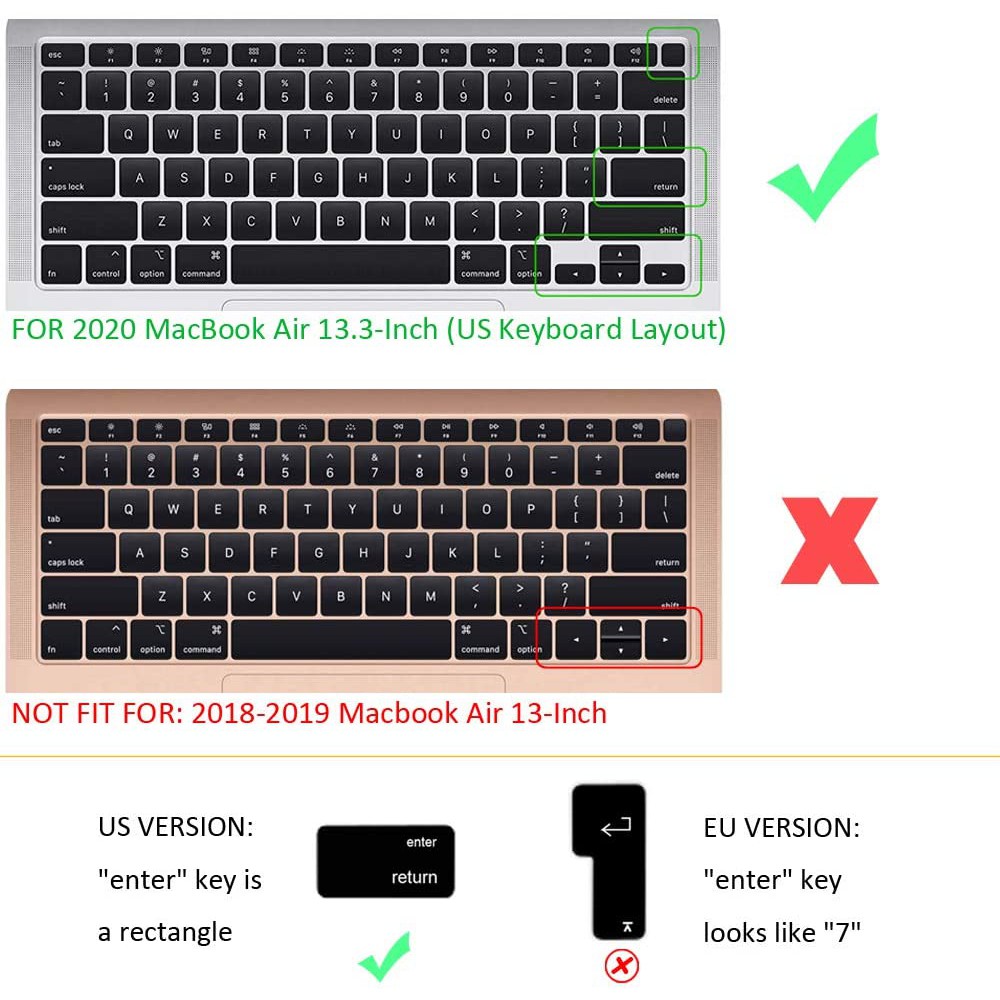 แผ่นซิลิโคน-ภาษาไทย-new-macbook-air-13-2020-a2179-ซิลิโคนรอง-คีย์บอร์ด-silicone-keyboard-cover-macbook