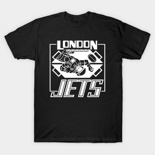 เสื้อยืดโอเวอร์ไซส์GILDAN เสื้อยืด พิมพ์ลาย London Jets สําหรับผู้ชาย และผู้หญิงS-3XL