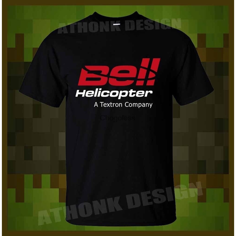 เสื้อยืดผู้ชาย-เสื้อยืดแขนสั้น-พิมพ์ลาย-bell-helicopter-textron-แฟชั่นสําหรับผู้ชาย-s-5xl