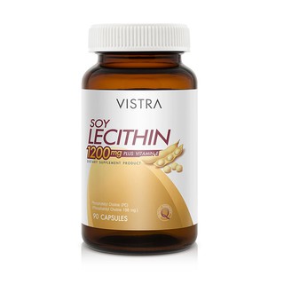 ภาพหน้าปกสินค้าVISTRA Soy Lecithin 1200mg วิสทร้า ซอย เลซิติน 1200 มก.90 Caps ซึ่งคุณอาจชอบสินค้านี้