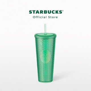 Starbucks Green Bling Cold Cup 24oz. ทัมเบลอร์สตาร์บัคส์พลาสติก ขนาด 24ออนซ์ A9001172