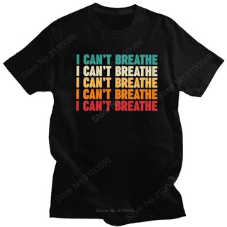 เสื้อยืดผู้ชาย เสื้อยืดแขนสั้น คอกลม ผ้าฝ้าย พิมพ์ลาย Int breathe George Floyd สีดํา แฟชั่นสําหรับผู้ชาย 2022 S-5XL