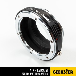 ภาพหน้าปกสินค้าNikon - Leica M เมาท์แปลง สำหรับ Techart Pro LM-EA7 นิคค่อน F ไลก้า M Adapter  ( Nik-LM / Nikon-LM / Peipro ) ที่เกี่ยวข้อง