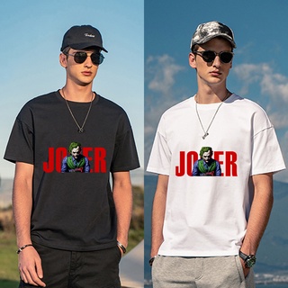 Mashoo [พร้อมส่ง] เสื้อยืด พิมพ์ลายกราฟฟิค Joker Jack สไตล์วินเทจ โอเวอร์ไซซ์ สําหรับผู้ชาย และผู้หญิง