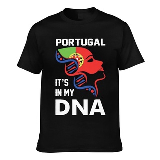 [2022]ผ้าฝ้ายคอกลมเสื้อยืด ผ้าฝ้าย พิมพ์ลาย Portugal Its In My Dna สําหรับผู้ชายfrom S-4XL