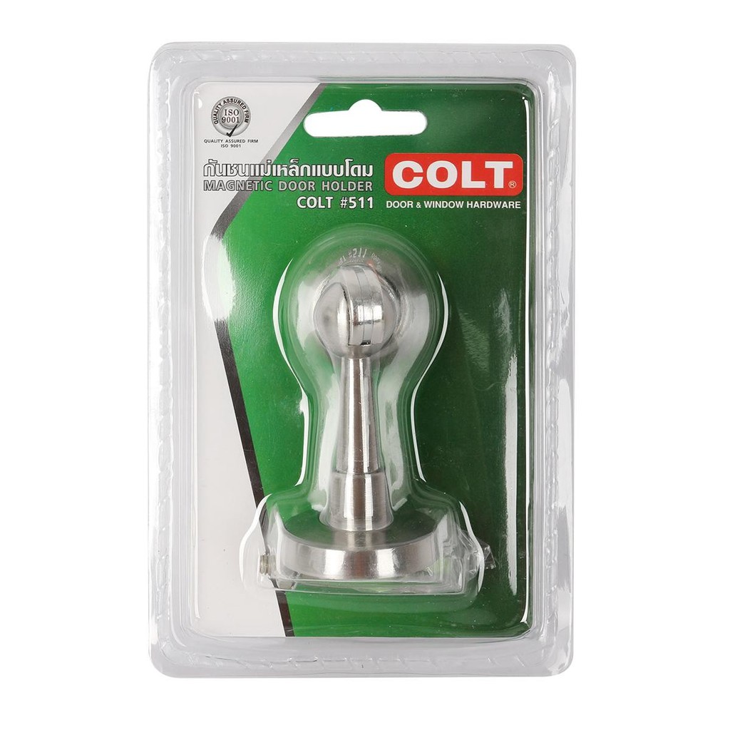 colt-กันชนประตูแม่เหล็ก-รุ่น-511ss-ผลิตจากเหล็กที่มีคุณภาพดีมีความหนา-มีความแข็งแรงทนทาน-ไม่เป็นสนิม-ไม่บิดงอ-รองรับแรงก