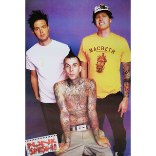 โปสเตอร์ รูปถ่าย วง ดนตรี ร็อก บลิงก์-182 Blink 182 POSTER 24”x35” Inch American Pop Punk Alternative Rock Graphic V4