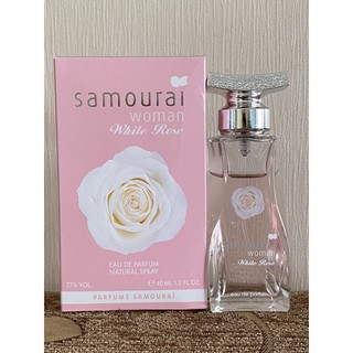 VTG Samourai Woman White Rose Eau de Parfum 40 ml. Used 20% Full