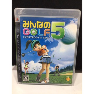 สินค้า แผ่นแท้ [PS3] Minna no Golf 5 (Japan) (BCJS-30011 | 70005 | 70020) (BCJB-95001) Hot Shots Out of Bounds World Tour