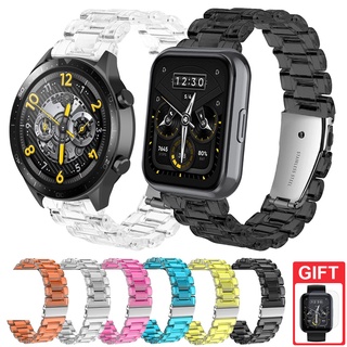 สินค้า สายนาฬิกาข้อมือซิลิโคน แบบใส สําหรับ Realme Watch 3 2 S Pro