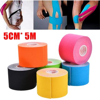 ภาพหน้าปกสินค้าNew Alitech 🔥พร้อมส่ง🔥*5cmx5m* Kinesiology Tape Kinesio คิเนสิโอ เทปผ้าบำบัด เทปพยุงกล้ามเนื้อ ที่เกี่ยวข้อง