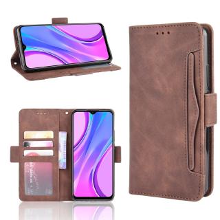 เคสหนัง PU ฝาพับแม่เหล็ก พร้อมช่องใส่บัตรหลายช่อง ตั้งได้ สําหรับ Redmi 9 Redmi9