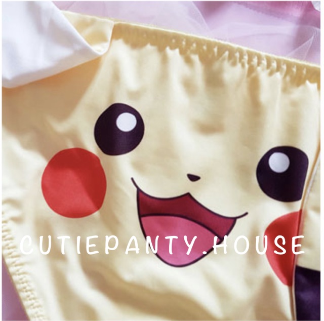 กางเกงในลายพิกาจู-cutiepanty-pikachu-พิกาจูมาพร้อมใบหู-สไตล์ญี่ปุ่น-น่ารักสุดๆ