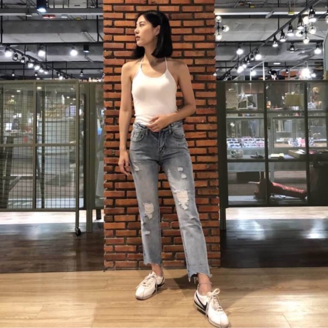 กางเกงยีนส์แฟชั่นขายาว-warehouse-jeans