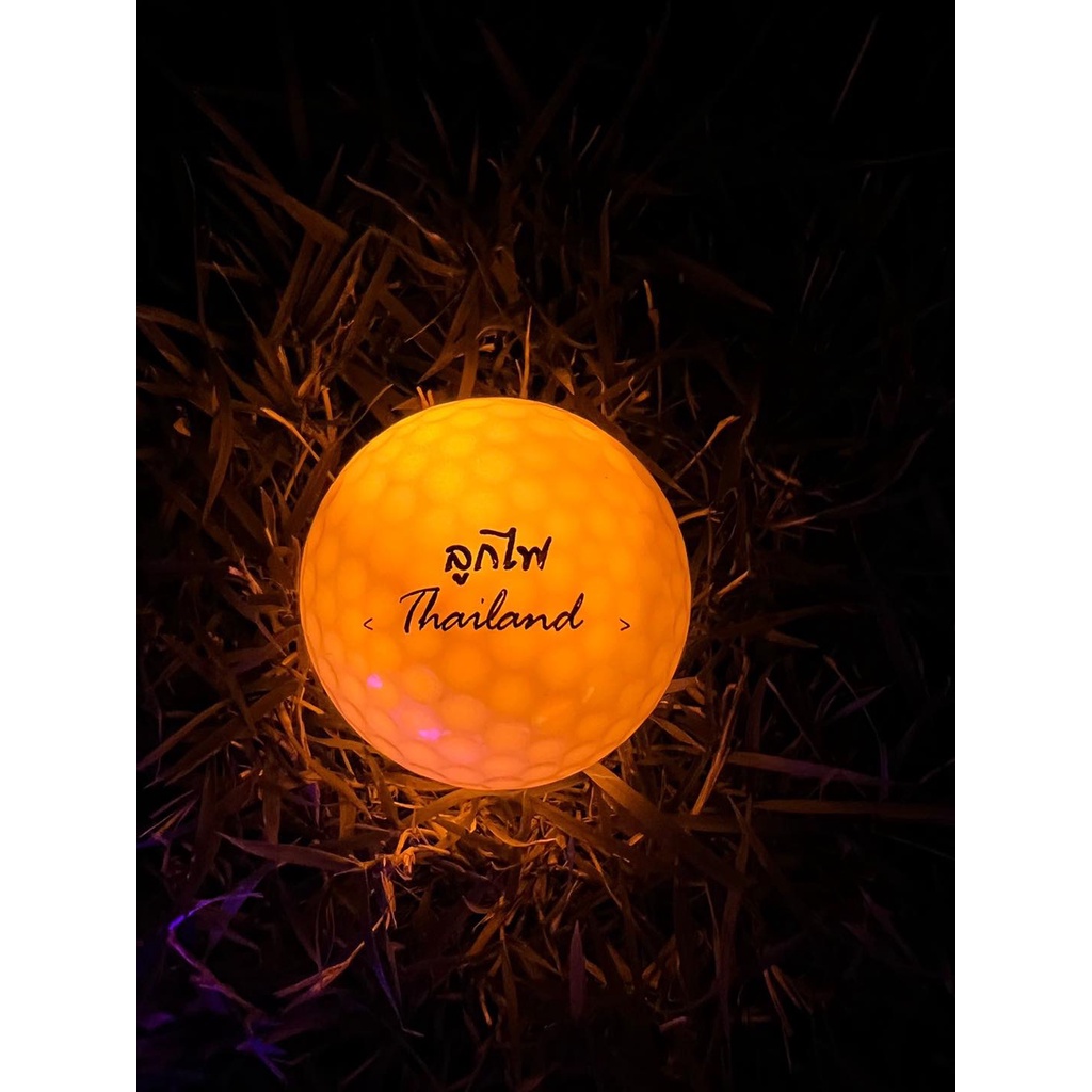 พร้อมส่ง-ลูกไฟไทยแลนด์-ลูกกอล์ฟมีไฟ-led-golf-balls-for-night-golf