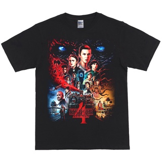 Kaos Film STRANGER THINGS S4 เสื้อยืด ผ้าฝ้าย พิมพ์ลายสินค้า พร้อมหมึกพลาสติซอล โดย Don Juanism