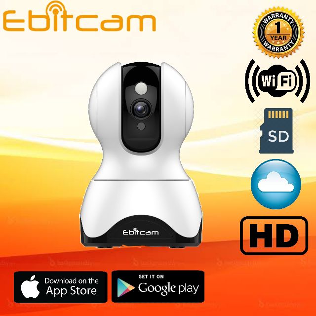 AI Camera Ebitcam E5 WIFI เมนูภาษาไทยติดตั้งง่าย | Shopee Thailand