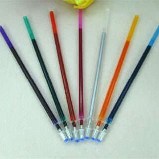 รูปภาพขนาดย่อของปากกาแต้มผ้าหมึกละลายน้ำ(ไส้)(ไม่รับเปลี่ยน/คละสี ) ไส้ปากกาเขียนผ้าลองเช็คราคา