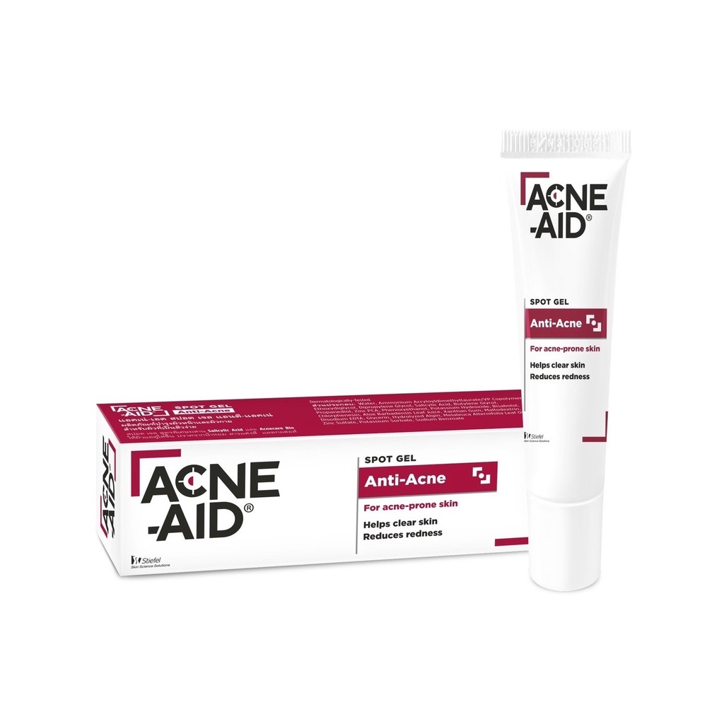 acne-aid-spot-gel-10gและacne-aid-scar-gel-10gเจลลบรอย-เจลแต้มสิว-แอคเน่เอด-acneaid-acne-สิว-รอยแผลเป็น-ลบรอย-รอยสิว