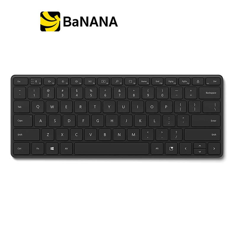 ราคาและรีวิวMicrosoft Bluetooth Compact Keyboard Designer (TH/EN) คีย์บอร์ดไร้สาย  by Banana IT