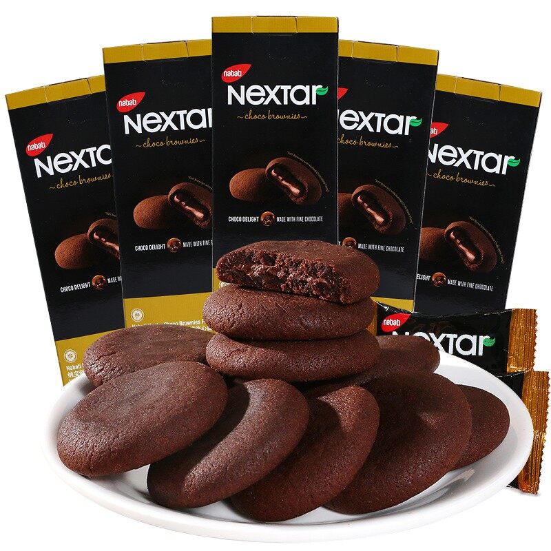 nextar-คุกกี้บราวนีนำเข้า-brownie-nextar-nabati-112กรัม