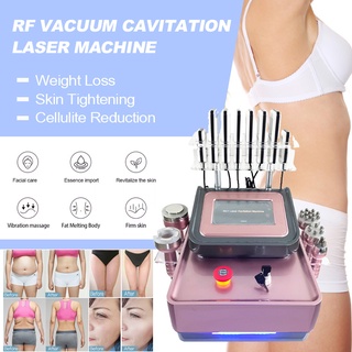 6 in 1 RF Wrinkle Removal Cavitation Weight Loss Machine Ultrasonic Fat Radio Frequency Cavitation Weight Loss Machine Y