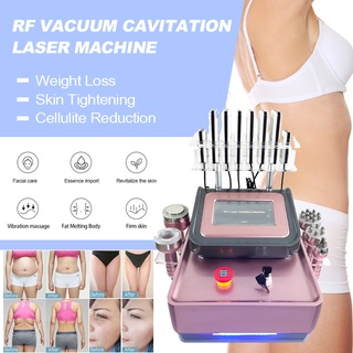 6 in 1 RF Wrinkle Removal Cavitation Weight Loss Machine Ultrasonic Fat Radio Frequency Cavitation Weight Loss Machine Y