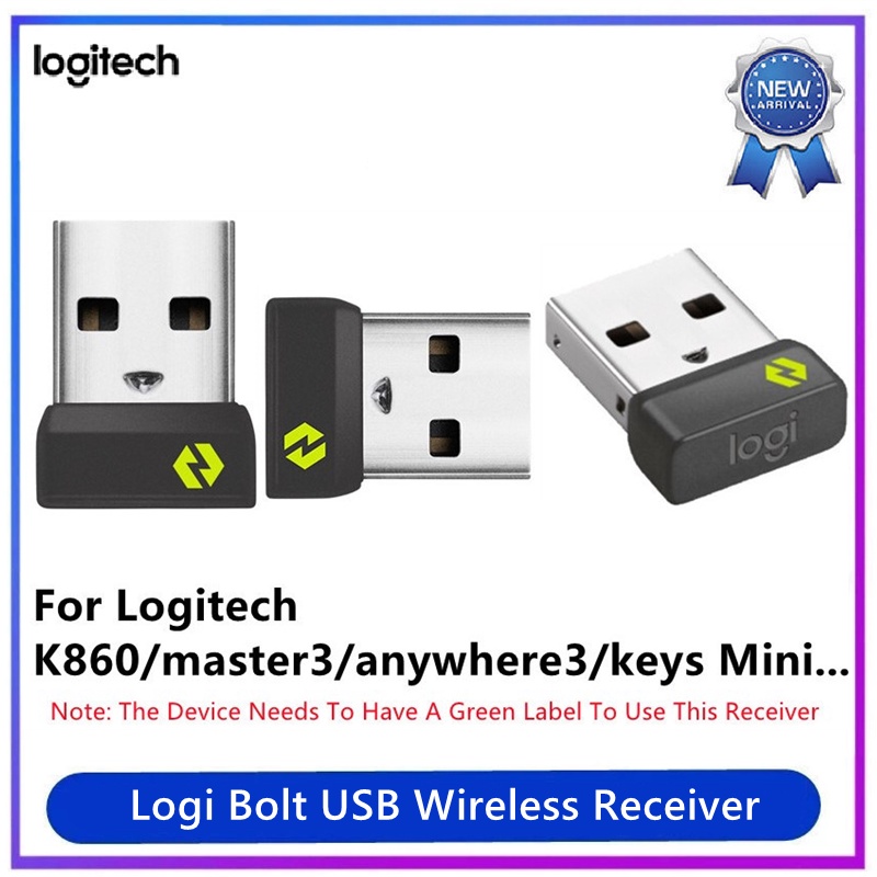 พร้อมส่ง-ใหม่-ของแท้-100-logitech-logi-bolt-ตัวรับสัญญาณไร้สาย-usb-logi-bolt-บรรจุกล่อง-dongle-secure-multi-device-สําหรับคอมพิวเตอร์หลายเครื่อง