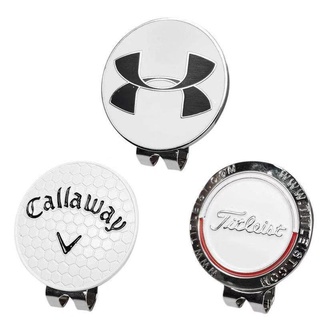 สินค้า Golf accessories ใหม่กอล์ฟมาร์คMarkเบาะรองนั่ง แลงสแควร์งานฝีมือโลหะแม่เหล็กหมวกคลิป สีเขียวลูกทำเครื่องหมายอุปกรณ์In stock 