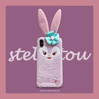 เคสโทรศัพท์มือถือ ผ้ากํามะหยี่ขนนิ่ม กันกระแทก ปักลายกระต่าย Stella สําหรับ 14pro 13pro 12Pro max Star Dailu 8plus xs xr i11 7p