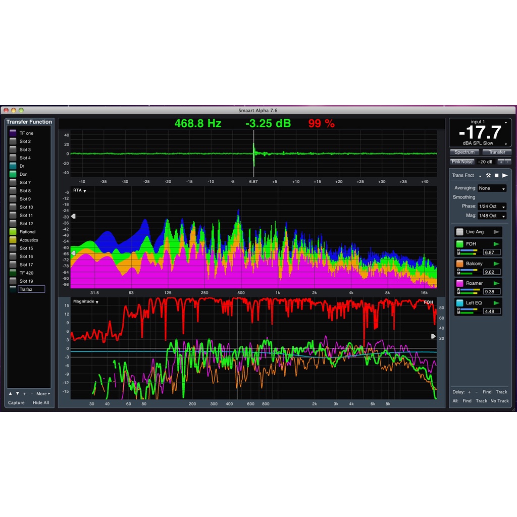 ภาพสินค้าRaional Acoustics Smaart v8.5.2.1 WIN/MAC 8.5.1.2 ล่าสุด 0.6.2022 โปรแกรมสำหรับการวัดเสียง วิเคราะห์เสียงขั้นสูง จากร้าน nantawathem บน Shopee ภาพที่ 3