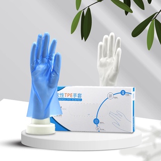 ภาพหน้าปกสินค้าTryme PVC gloves ถุงมือพีวีซี  แพคเกจขนาดเล็ก ถุงมือแบบใช้แล้วทิ้ง ที่เกี่ยวข้อง