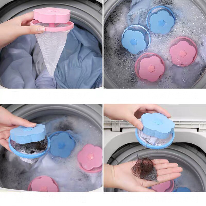 ภาพหน้าปกสินค้าตาข่ายเก็บฝุ่นผงในเครื่องซักผ้า F017