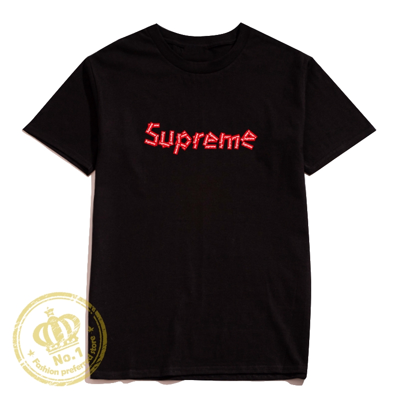 เสื้อยืดอินเทรนด์ผู้ชายอินเทรนด์ผู้หญิงเสื้อยืดคอกลมพิมพ์ลาย-supreme-สไตล์เรียบง่ายสําหรับผู้ใหญ่s-3xl