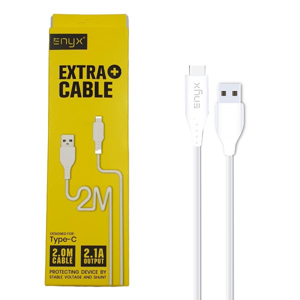 สายชาร์จ-enyx-ยาว-2-เมตร-extra-cable-2-1a-แท้ประกัน-1-ปี