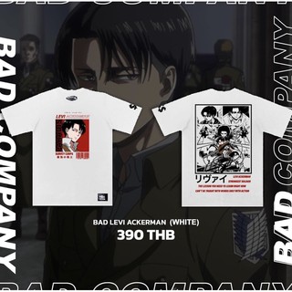 [แจกโค้ดส่งฟรีหน้าร้าน] เสื้อยืด การ์ตูนอนิเมะ รีไวล์  ผ่าพิภพไททัน (attack on titan)