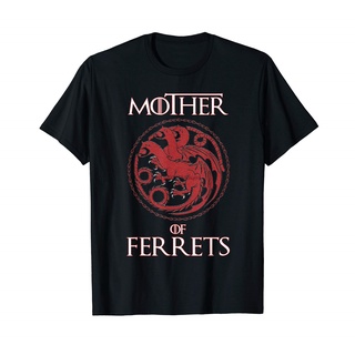 【Boutique Selection】เสื้อยืดผ้าฝ้าย 100% พิมพ์ลาย Farm n Fancy Mother of Ferrets สีดํา สําหรับผู้ชาย LHZYสามารถปรับแต่งไ