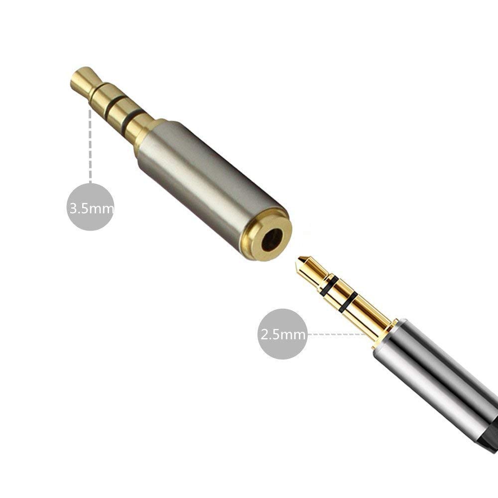 อะแดปเตอร์แปลงหัวต่อสายสัญญาณ-gold-plated-3-5mm-1-8-inch-male-to-2-5mm-stereo-audio-headphone-adapter-converter