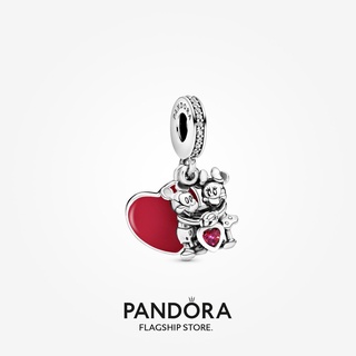 Pandora จี้รูปมิกกี้เมาส์ และมินนี่เมาส์ ของขวัญวันเกิด สําหรับสุภาพสตรี p825