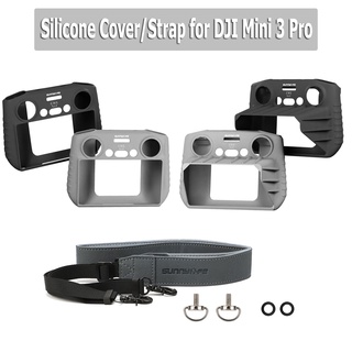 สินค้า Dji Mini 3 Pro /Mini 3 เคสซิลิโคน รีโมทคอนโทรล พร้อมสายคล้อง ฮู้ดกันแดด สําหรับ DJI RC Controller Drone อุปกรณ์เสริม