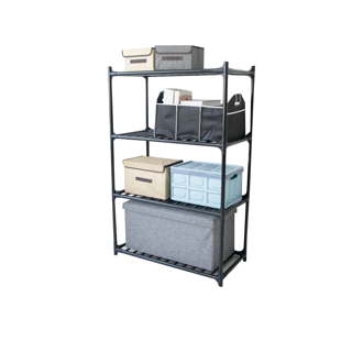 [คืน15% 15CCBAPR10] HomeHero ชั้นวางของเหล็ก 4 ชั้น รับน้ำหนัก 300kg ชั้นวางของขาย 90x45x139cm ชั้นเหล็ก