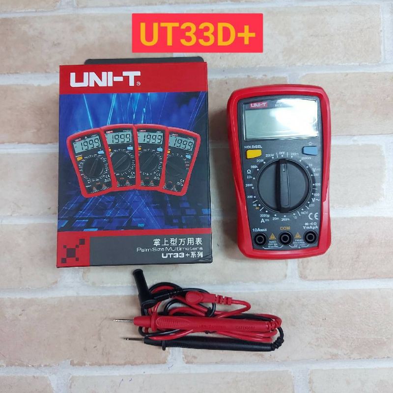 UNI-T ดิจิตอลมัลติมิเตอร์ UT33D+ | Shopee Thailand